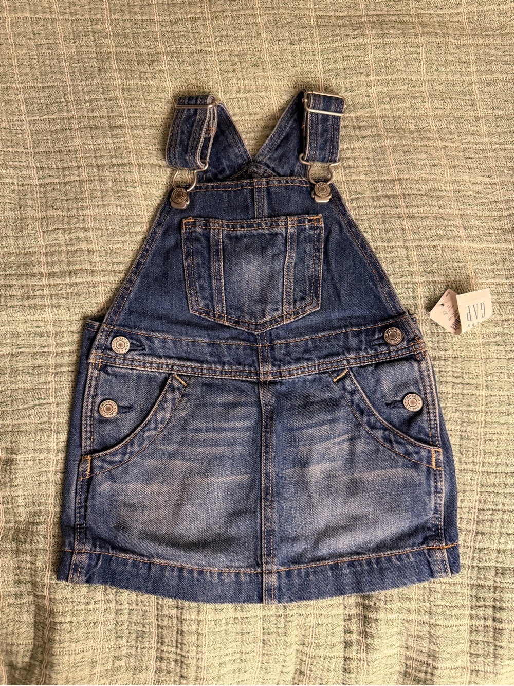 NWT GAP Denim Blue Girls' Overall Dress
